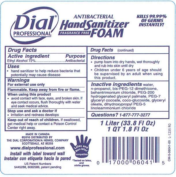 Dial Professional Antibacterial Hand Sanitizer